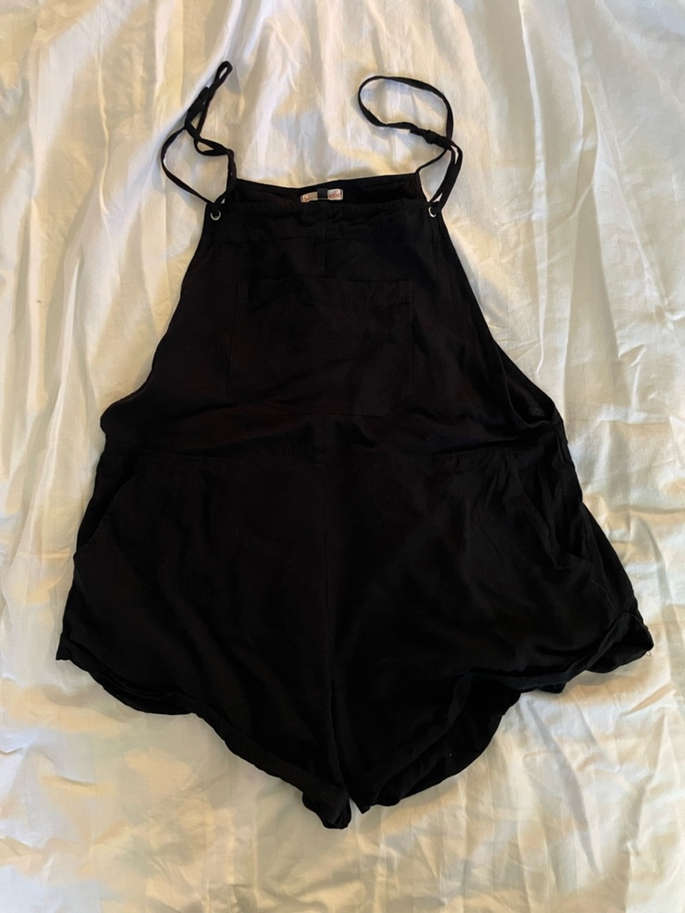 Black shorts overalls
